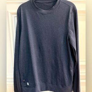 Vuori Long Sleeve Crewneck Sweater - Dark Blue/ navy